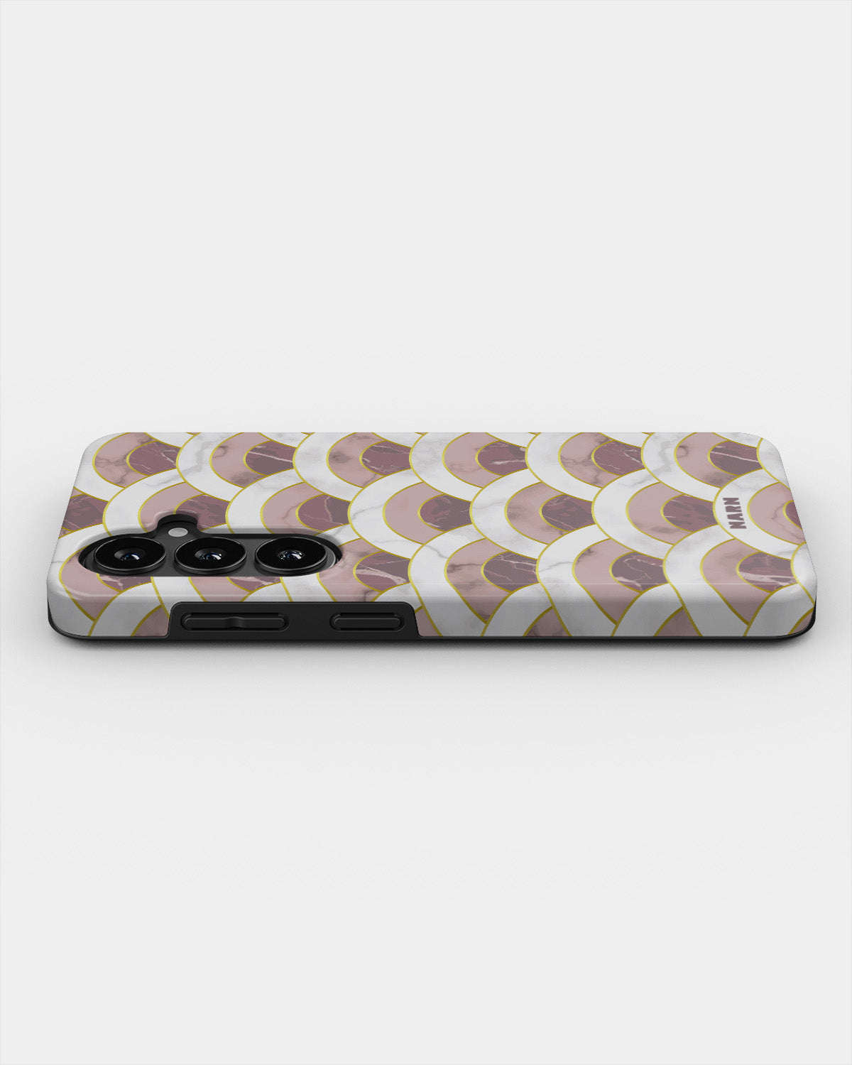 Samsung Galaxy S26 Plus Tough Case – Pink Marble Waves - View 3