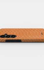 Samsung Galaxy S26 Plus Tough Case – Orange Snake - View 3