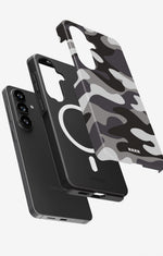 Samsung Galaxy S26 Plus Tough Case – Grey Camo - View 2