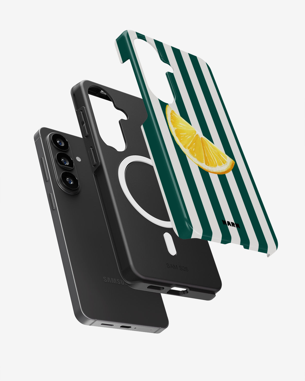 Samsung Galaxy S26 Plus Tough Case – Lemon Stripes - View 2