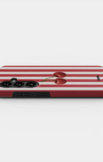 Samsung Galaxy S26 Plus Tough Case – Cherry Stripes - View 3