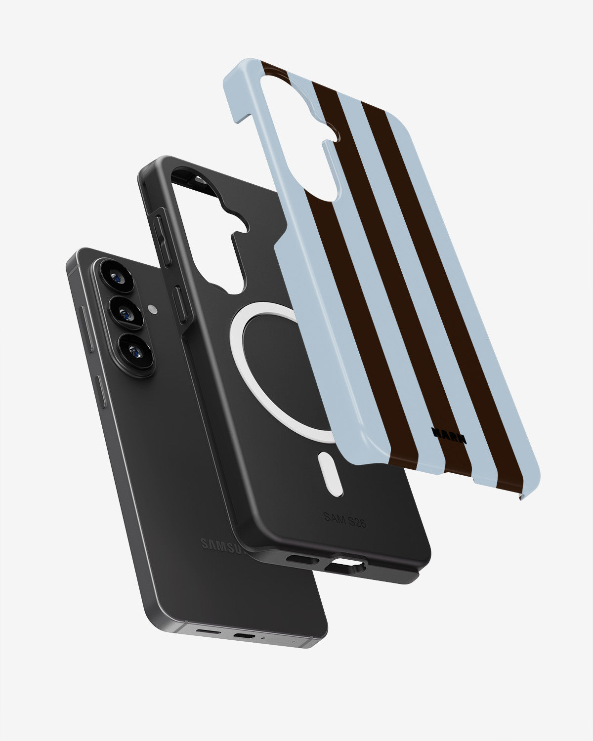 Samsung Galaxy S26 Plus Tough Case – Bistro Stripes - View 3
