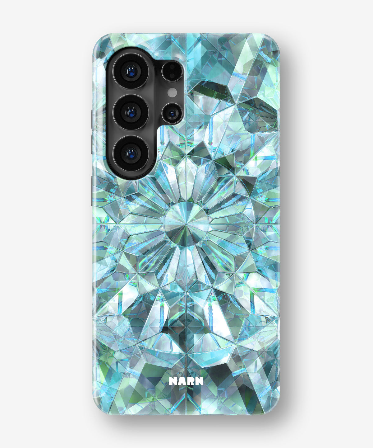 Samsung Galaxy S26 Ultra Tough Case – Green Crystals - View 1