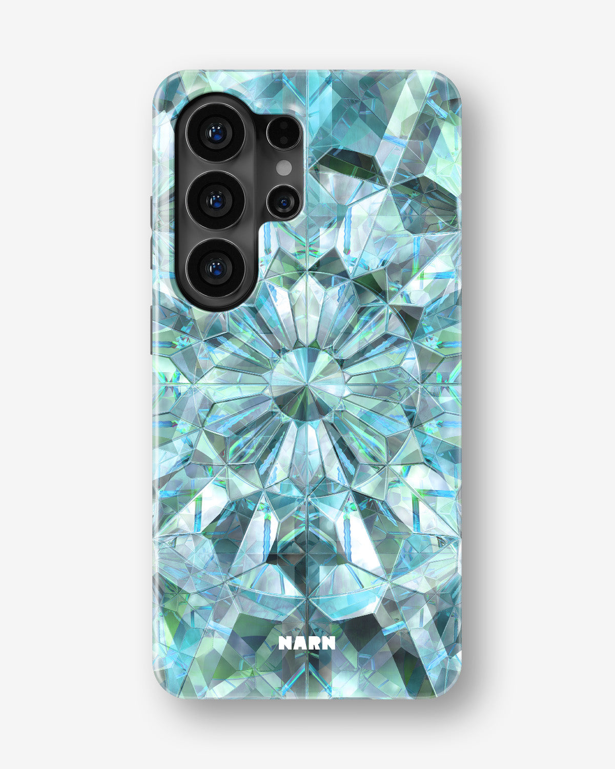 Samsung Galaxy S26 Ultra Tough Case – Green Crystals - View 1