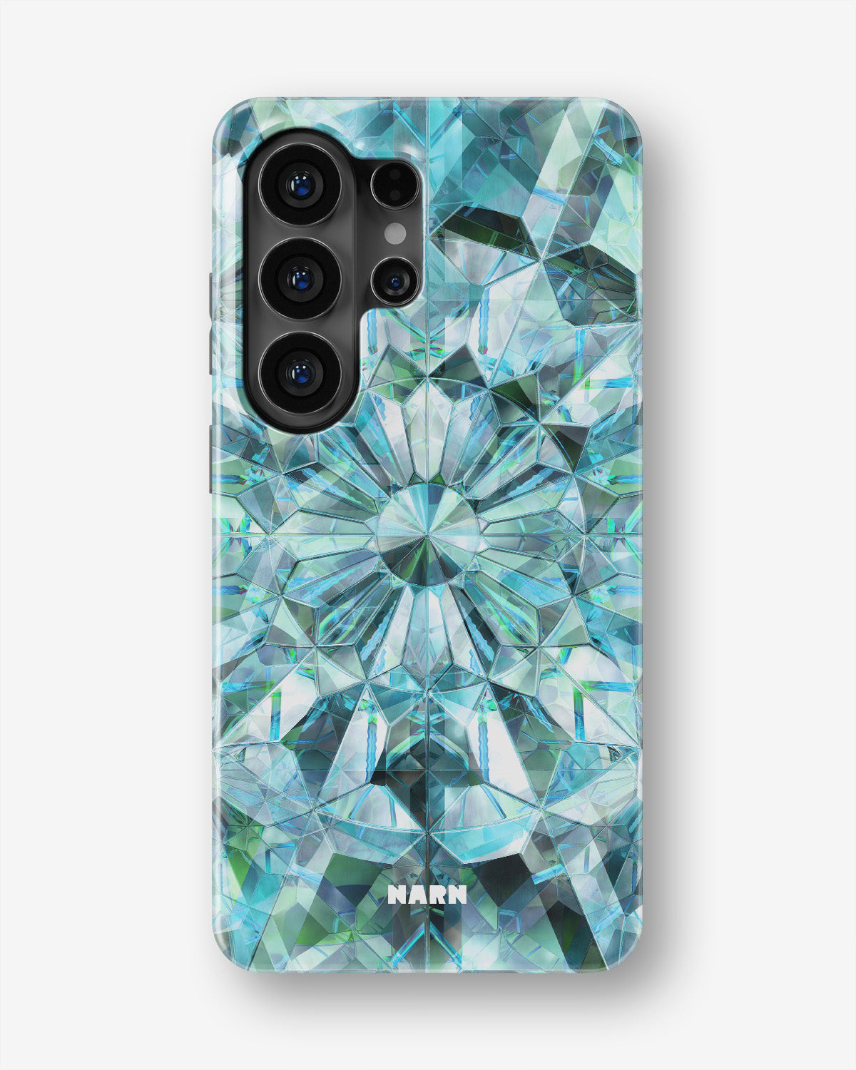 Samsung Galaxy S26 Ultra Tough Case – Green Crystals - View 1