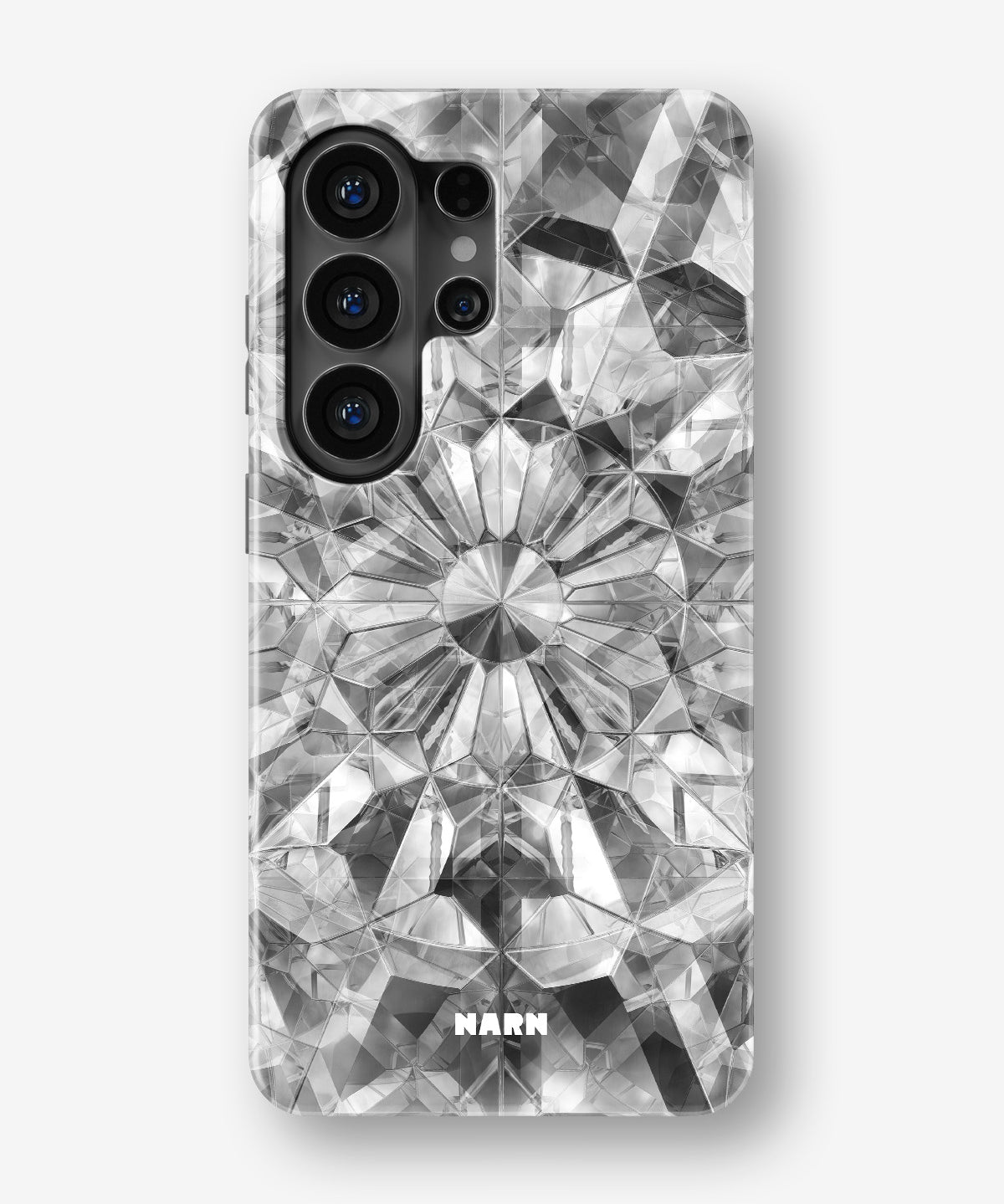 Samsung Galaxy S26 Ultra Tough Case – Grey Crystals - View 1