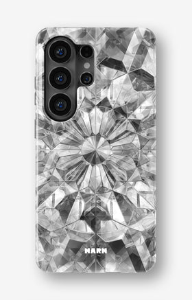 Samsung Galaxy S26 Ultra Tough Case – Grey Crystals - View 1