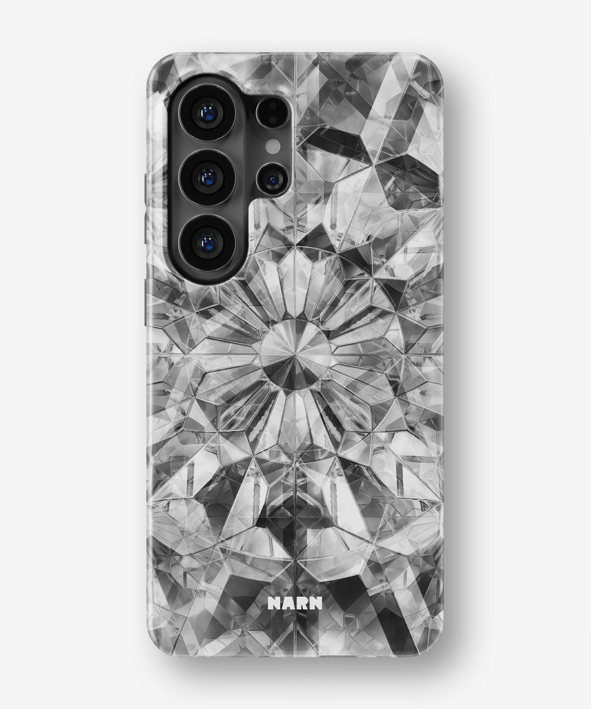 Samsung Galaxy S26 Ultra Tough Case – Grey Crystals - View 1