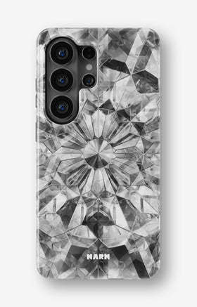 Samsung Galaxy S26 Ultra Tough Case – Grey Crystals - View 1