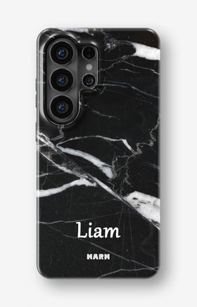 Samsung Galaxy S26 Ultra Tough Case – Custom - Black Marble - View 1