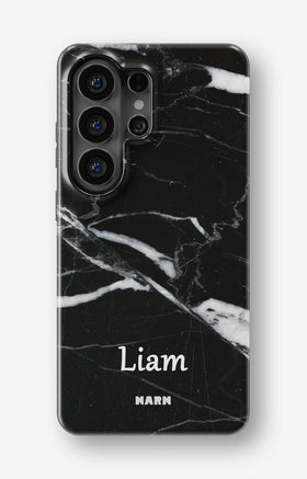 Samsung Galaxy S26 Ultra Tough Case – Custom - Black Marble - View 1