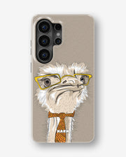 Samsung Galaxy S26 Ultra Tough Case – Hipster Ostrich - View 1