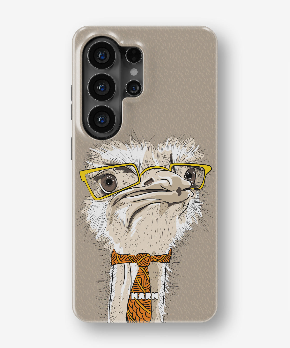 Samsung Galaxy S26 Ultra Tough Case – Hipster Ostrich - View 1