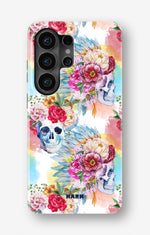 Samsung Galaxy S26 Ultra Tough Case – Flowered Skulls - View 1