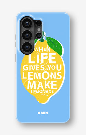Samsung Galaxy S26 Ultra Tough Case – Lemon Quote - View 1