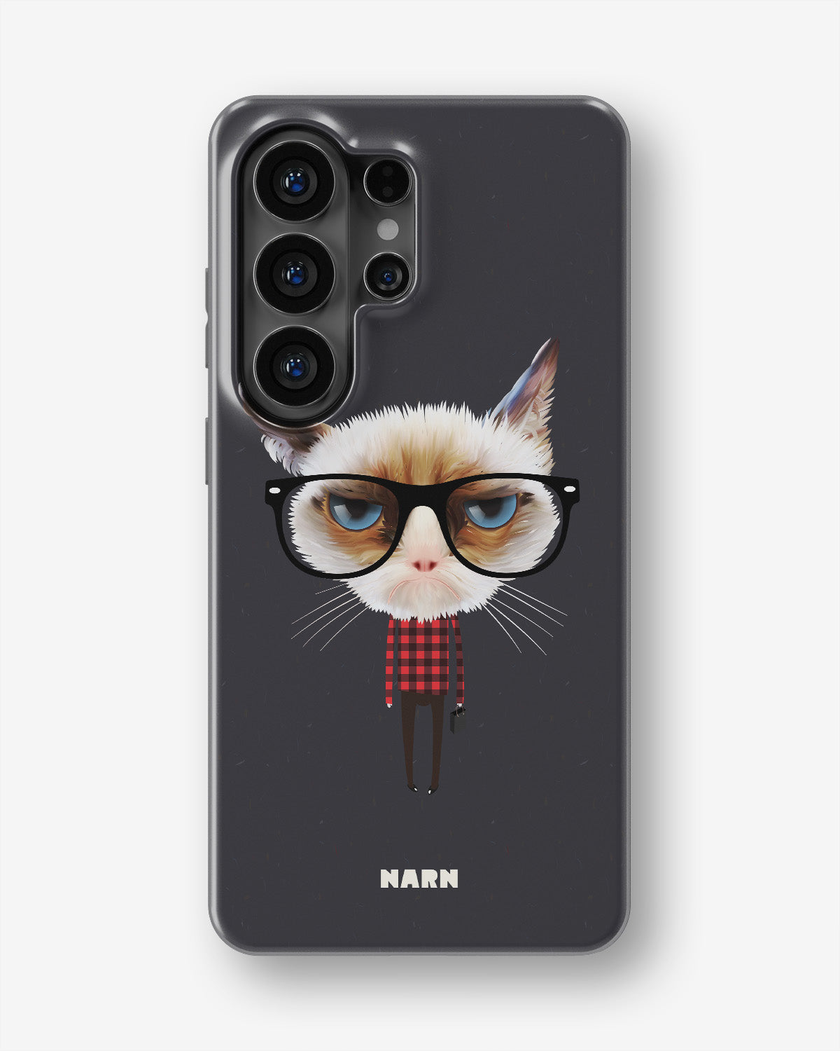 Samsung Galaxy S26 Ultra Tough Case – Hipster Cat - View 1