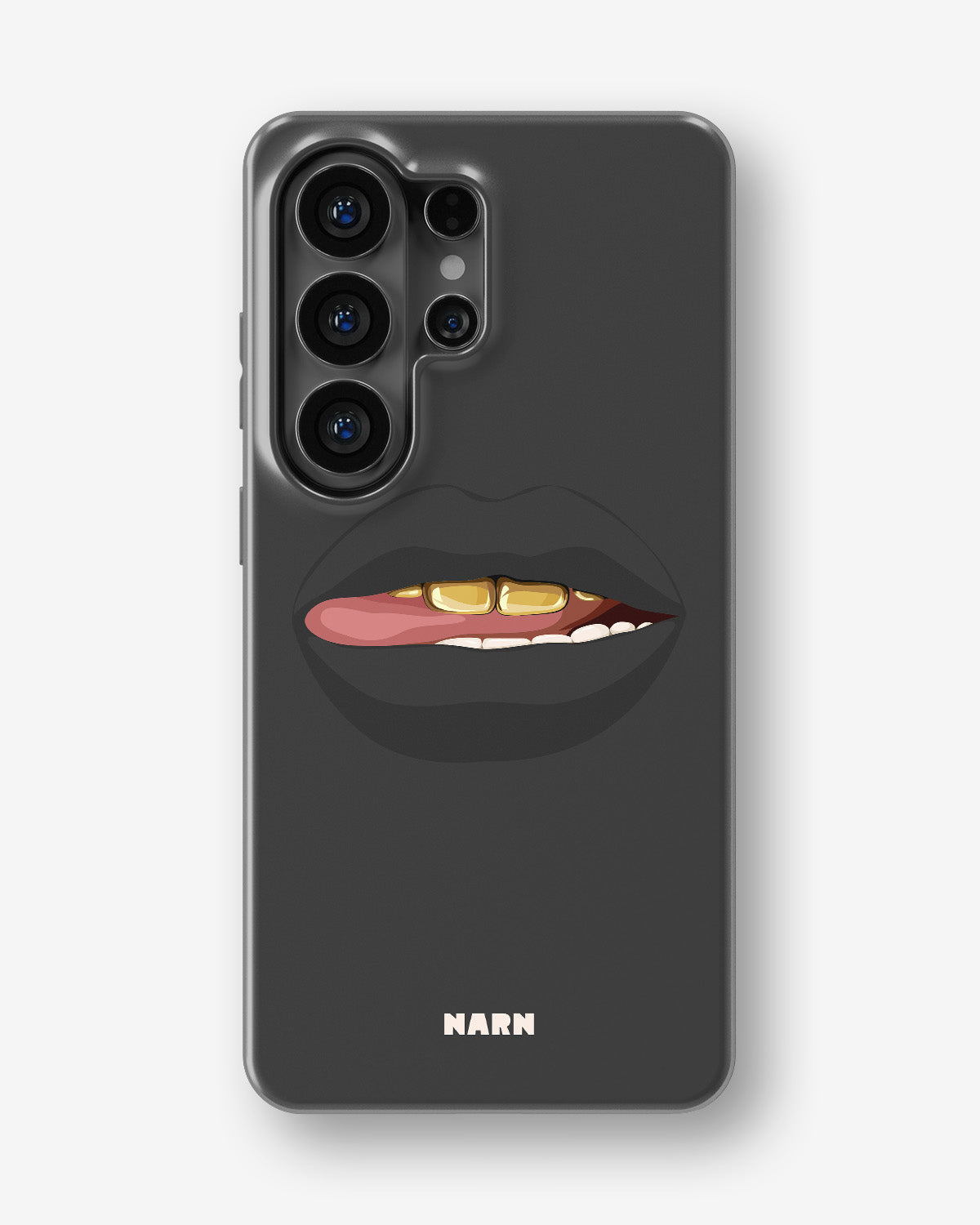 Samsung Galaxy S26 Ultra Tough Case – Golden Lips - View 1