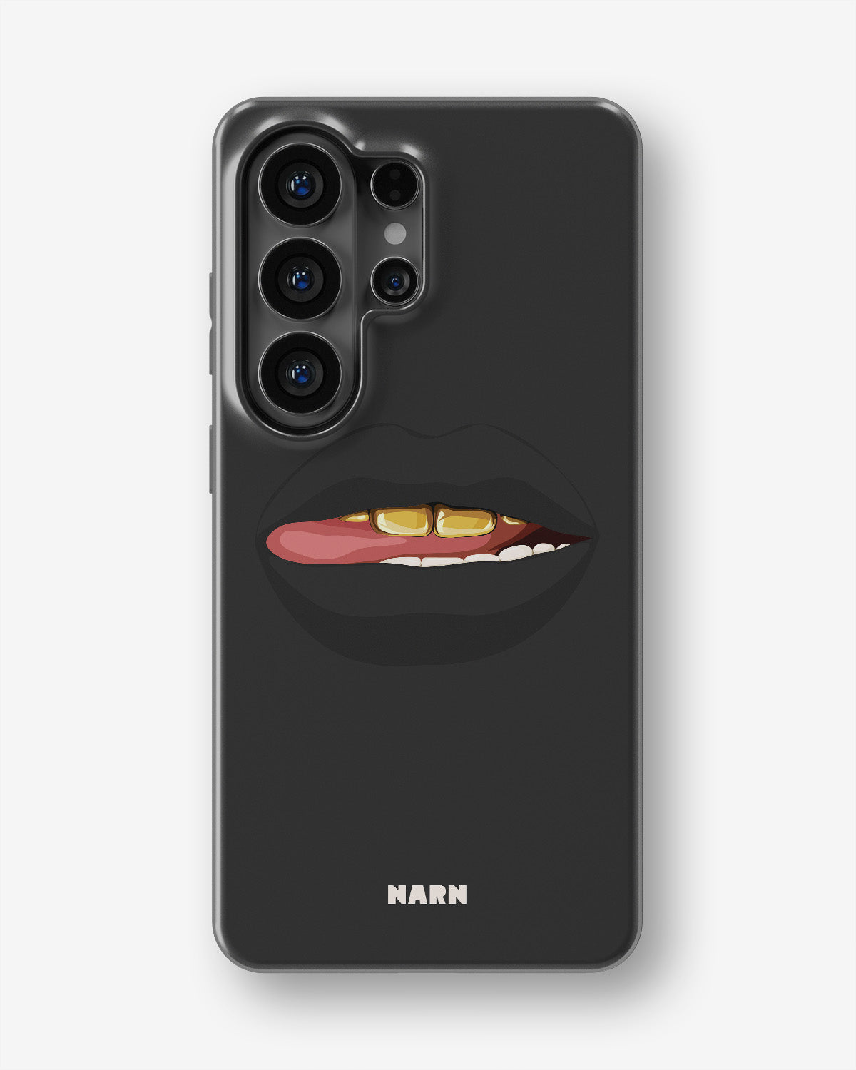 Samsung Galaxy S26 Ultra Tough Case – Golden Lips - View 1