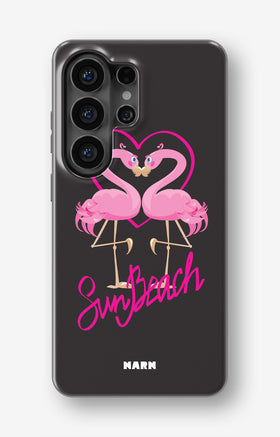 Samsung Galaxy S26 Ultra Tough Case – Beach Flamingo - View 1