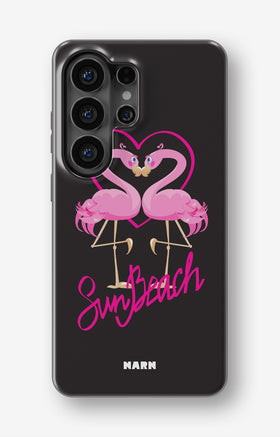 Samsung Galaxy S26 Ultra Tough Case – Beach Flamingo - View 1