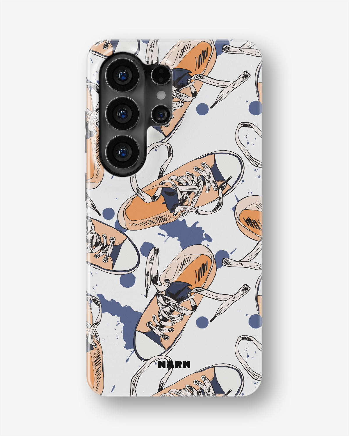 Samsung Galaxy S26 Ultra Tough Case – Apricot Sneakers - View 1