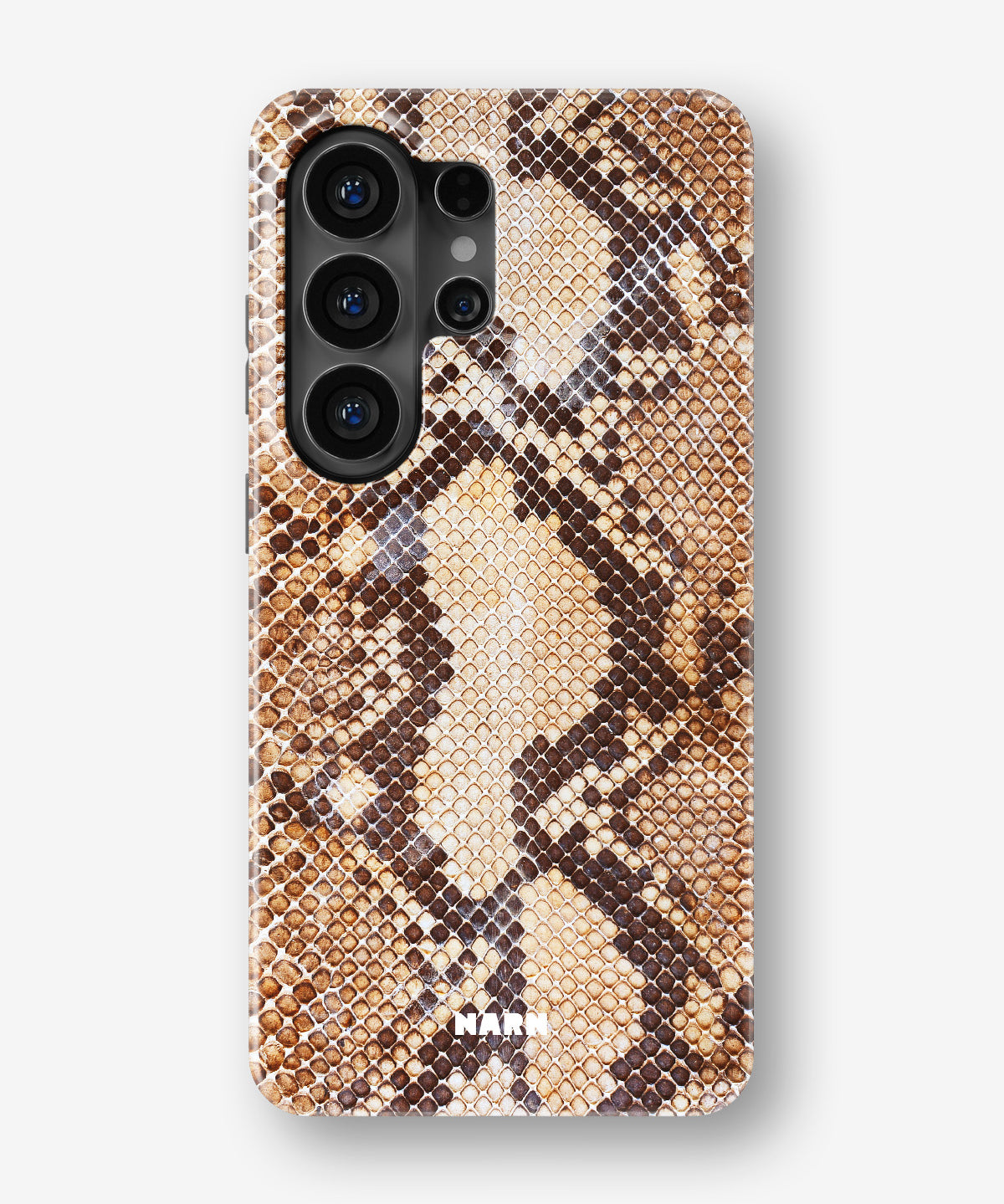 Samsung Galaxy S26 Ultra Tough Case – Brown Snakeskin - View 1