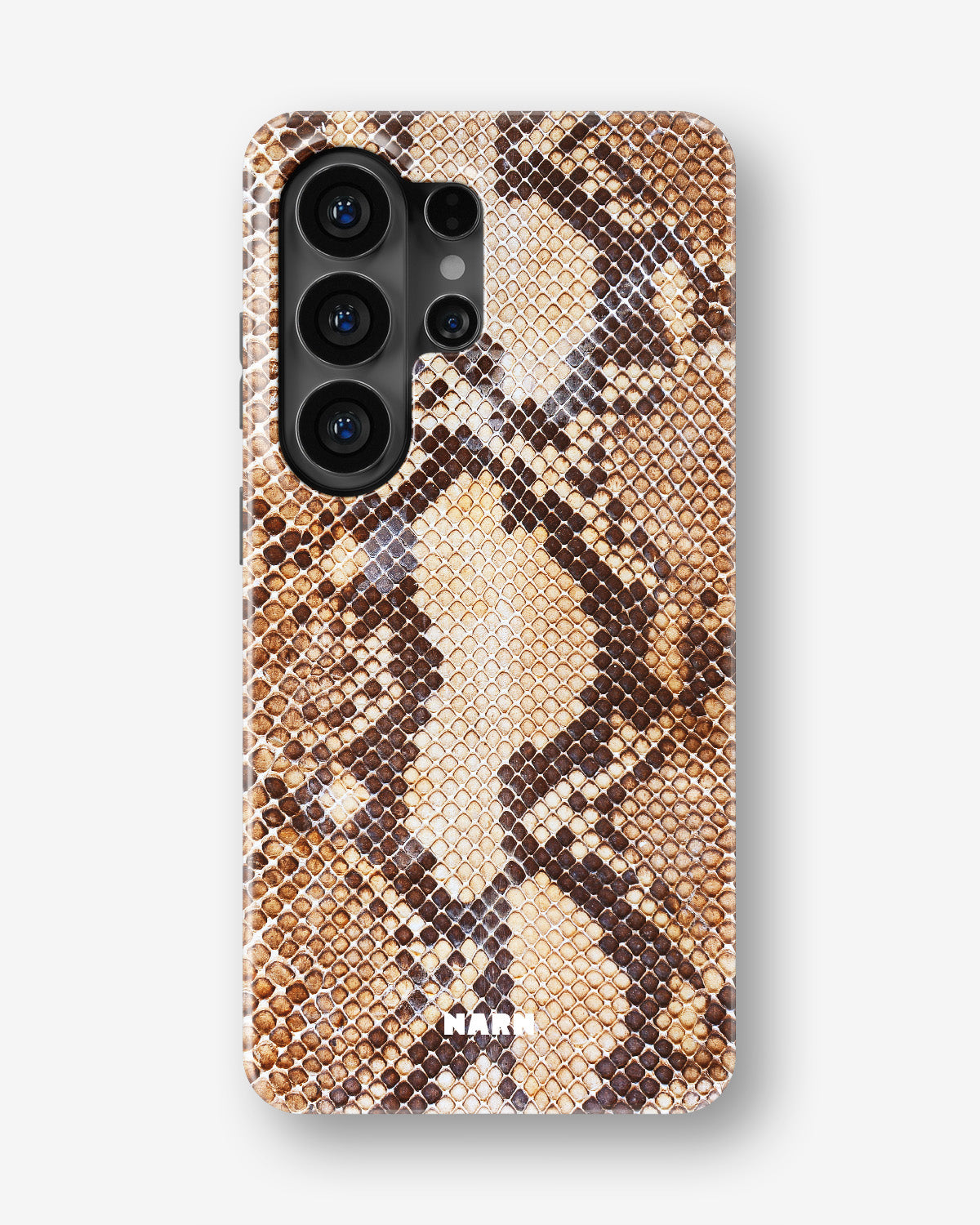 Samsung Galaxy S26 Ultra Tough Case – Brown Snakeskin - View 1