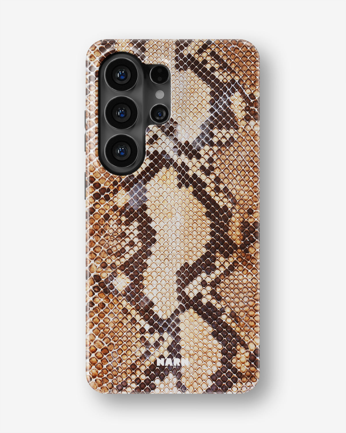 Samsung Galaxy S26 Ultra Tough Case – Brown Snakeskin - View 1