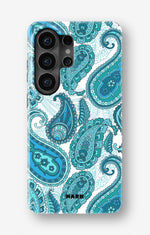 Samsung Galaxy S26 Ultra Tough Case – Turquoise Paisley - View 1