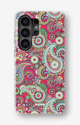 Samsung Galaxy S26 Ultra Tough Case – Paisley Paradise - View 1