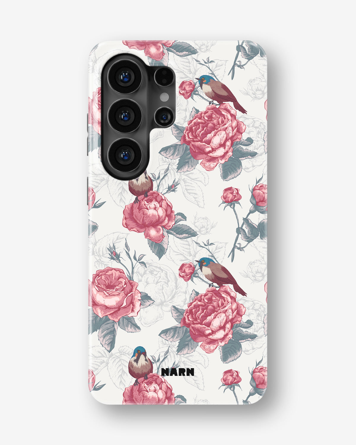 Samsung Galaxy S26 Ultra Tough Case – Birds Among Roses - View 1