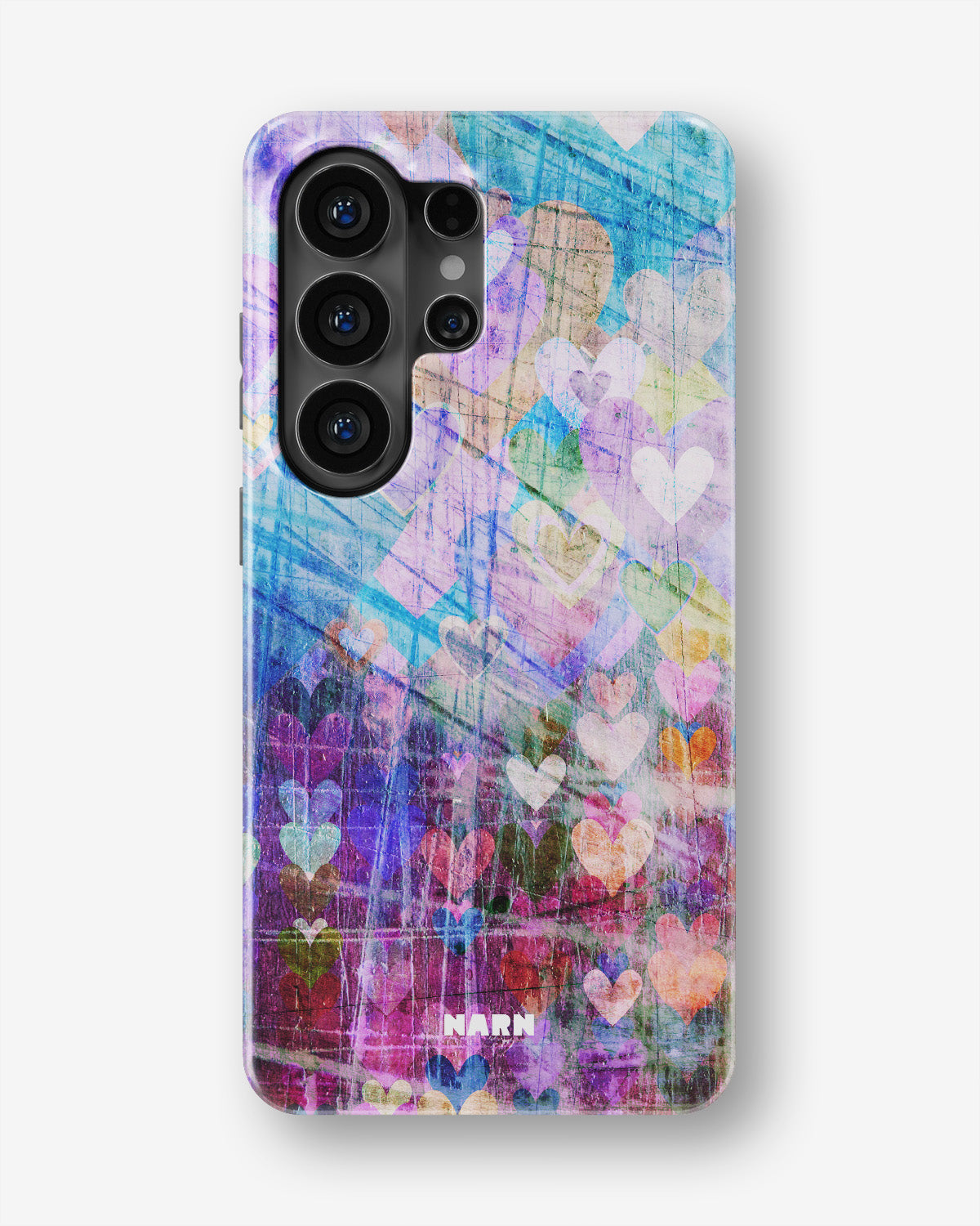 Samsung Galaxy S26 Ultra Tough Case – Purple Hearts - View 1