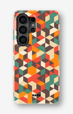 Samsung Galaxy S26 Ultra Tough Case – Retro Geometric - View 1