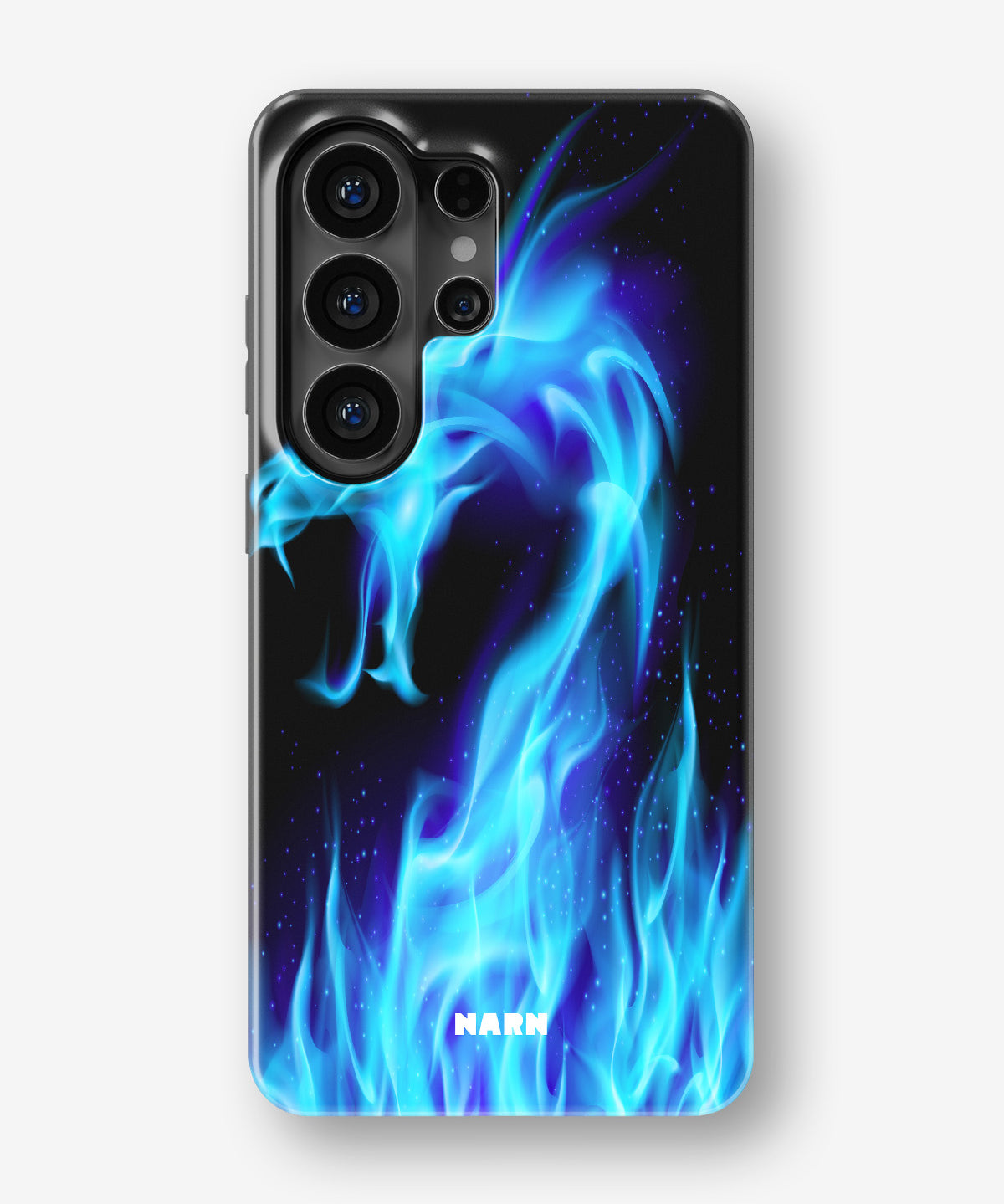 Samsung Galaxy S26 Ultra Tough Case – Blue Flames Dragon - View 1