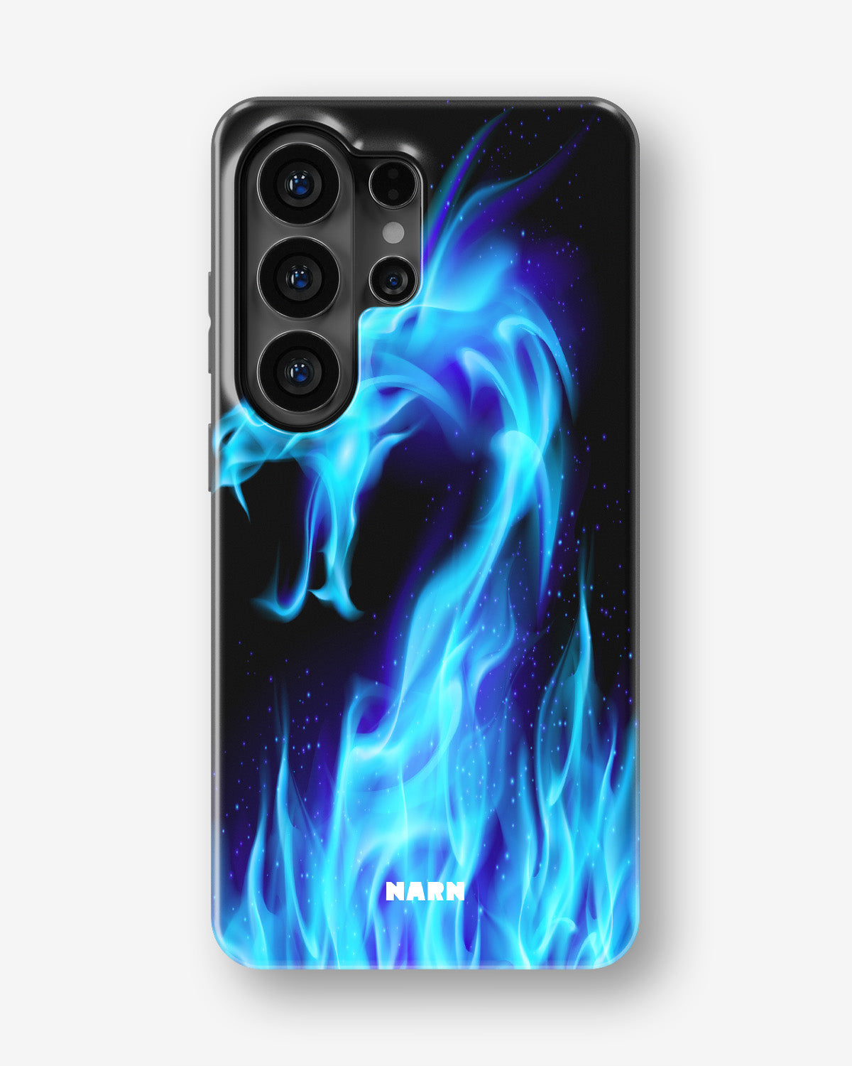 Samsung Galaxy S26 Ultra Tough Case – Blue Flames Dragon - View 1