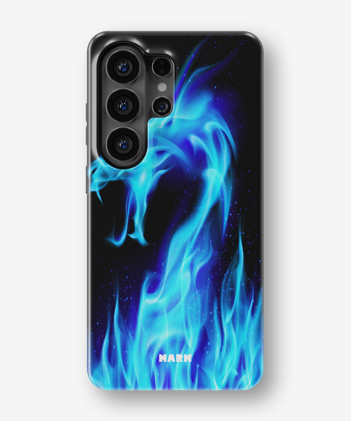 Samsung Galaxy S26 Ultra Tough Case – Blue Flames Dragon - View 1