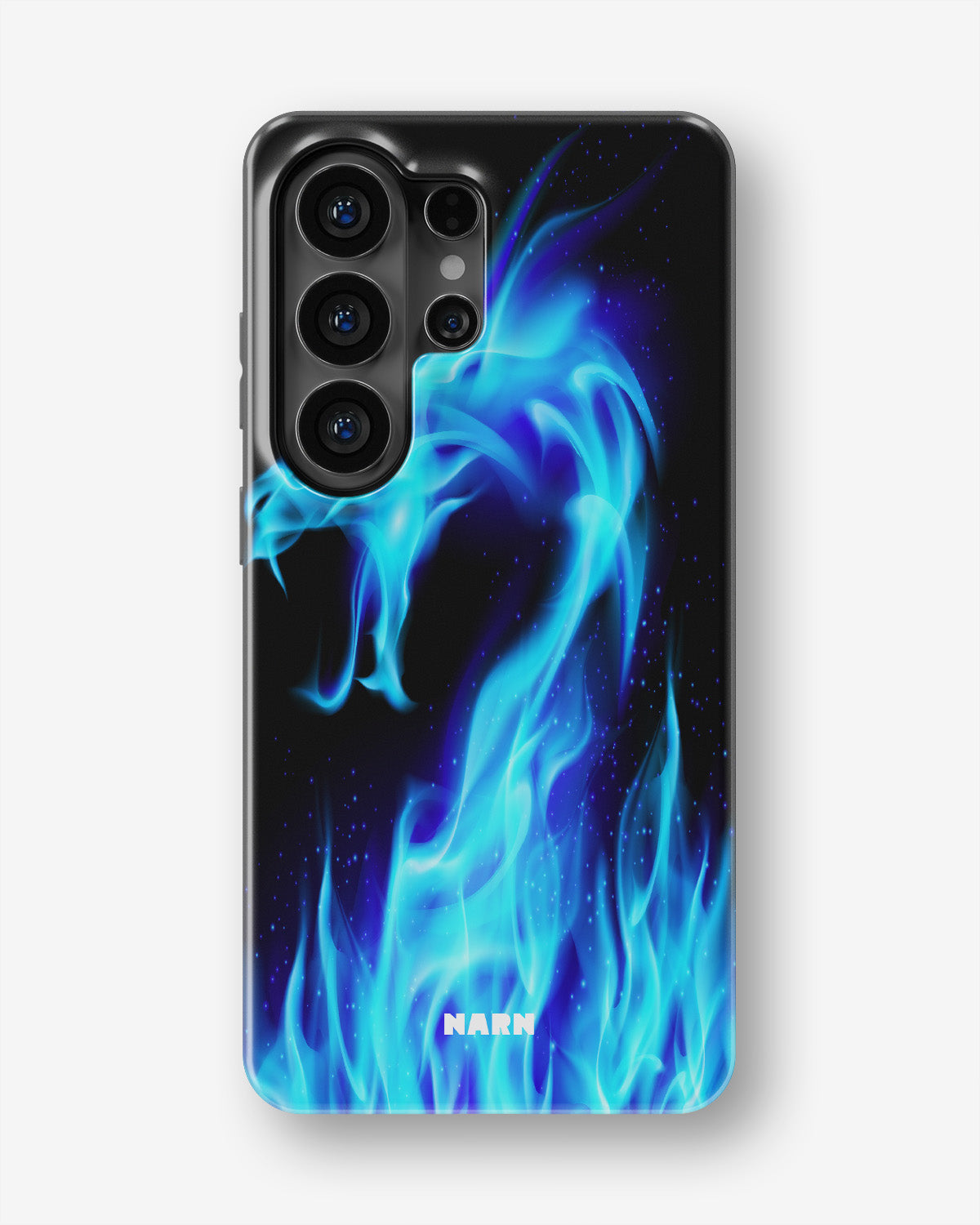 Samsung Galaxy S26 Ultra Tough Case – Blue Flames Dragon - View 1
