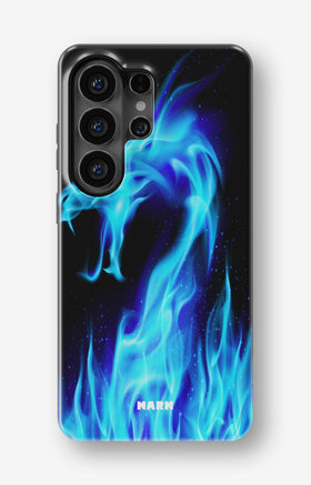 Samsung Galaxy S26 Ultra Tough Case – Blue Flames Dragon - View 1