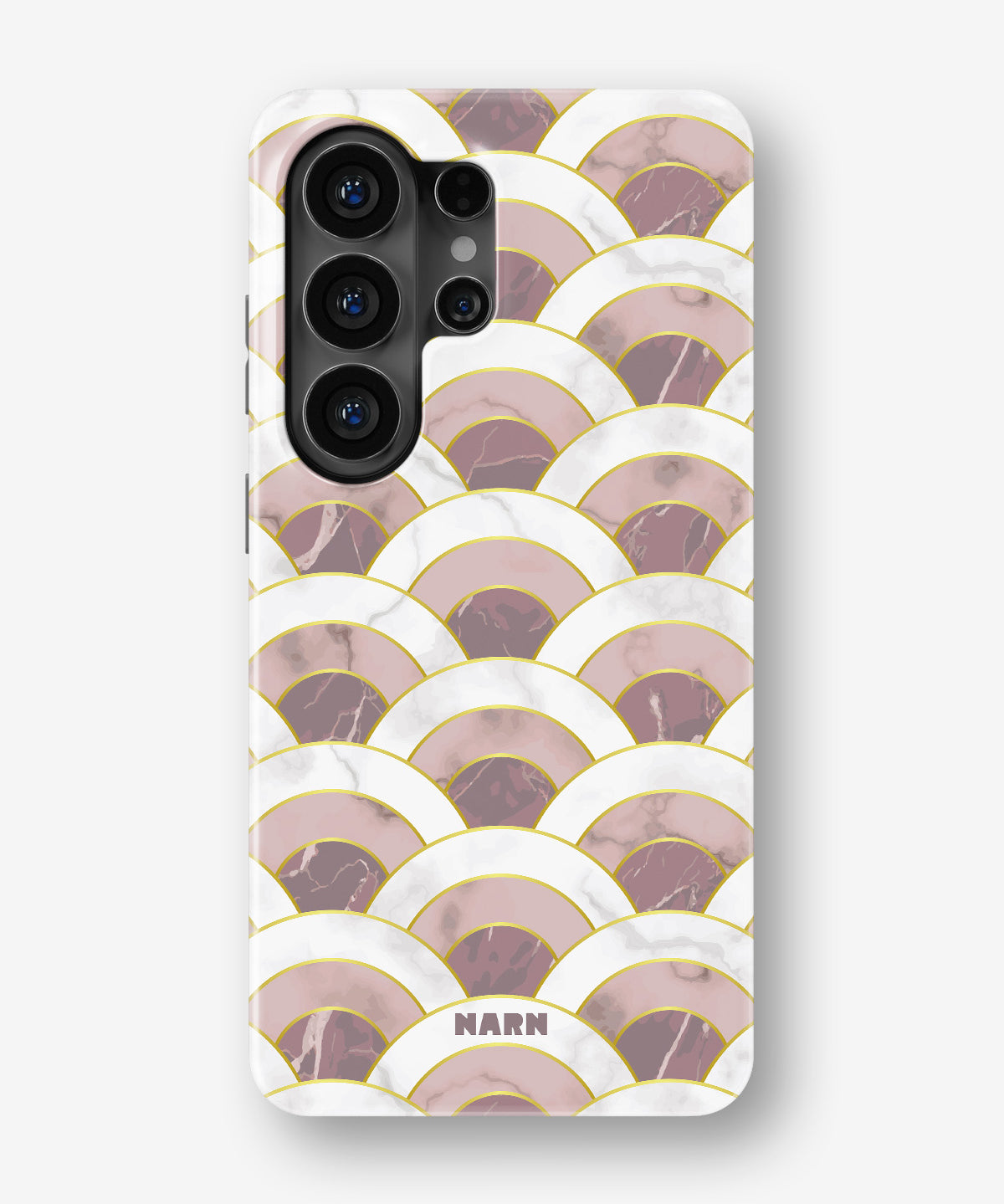 Samsung Galaxy S26 Ultra Tough Case – Pink Marble Waves - View 1