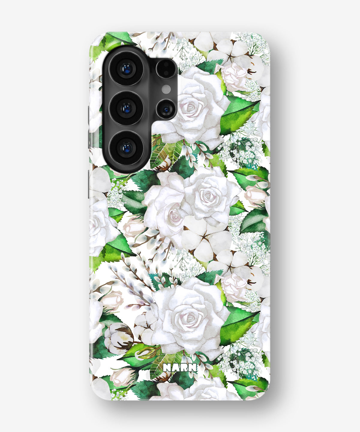 Samsung Galaxy S26 Ultra Tough Case – White Bloom - View 1