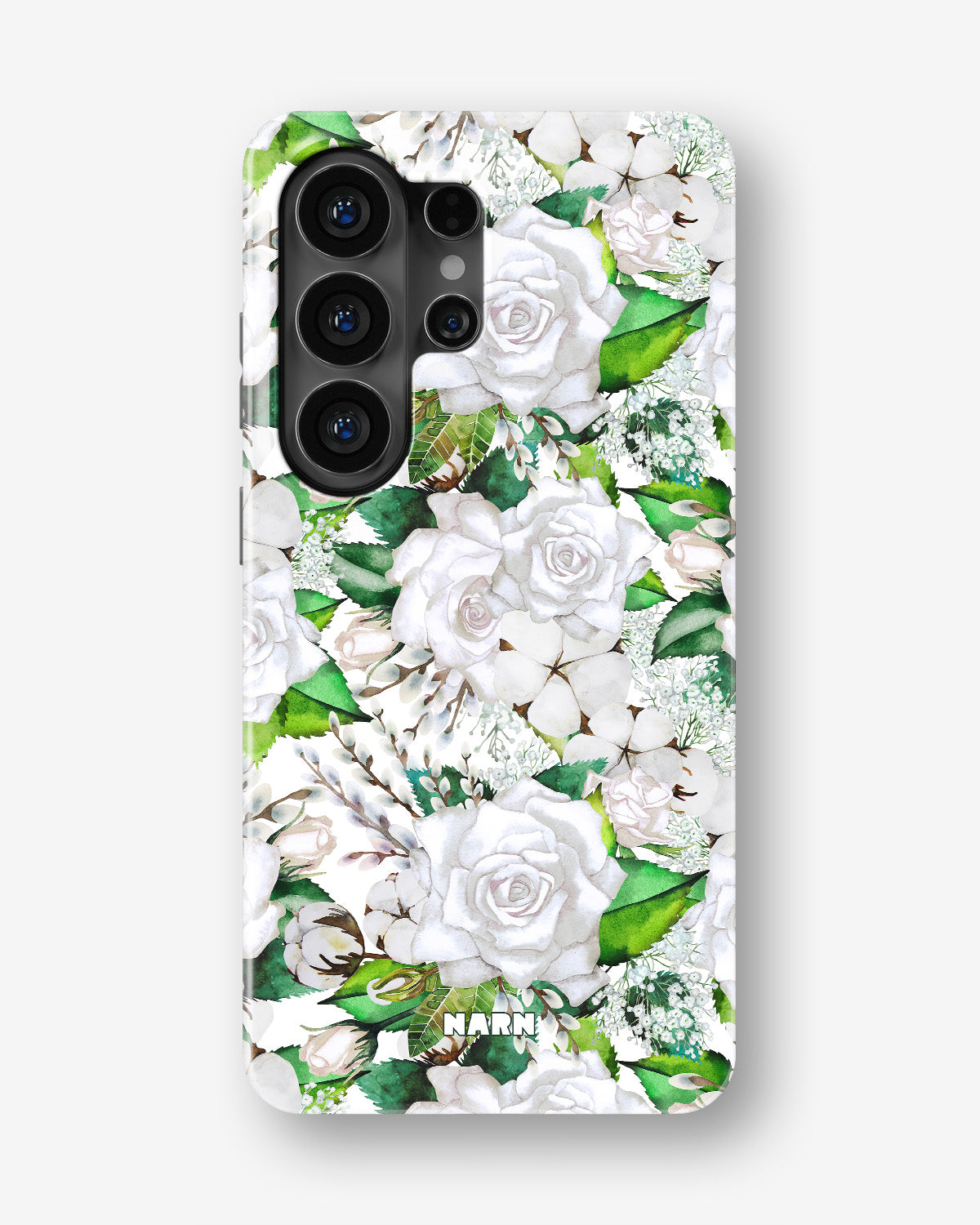Samsung Galaxy S26 Ultra Tough Case – White Bloom - View 1