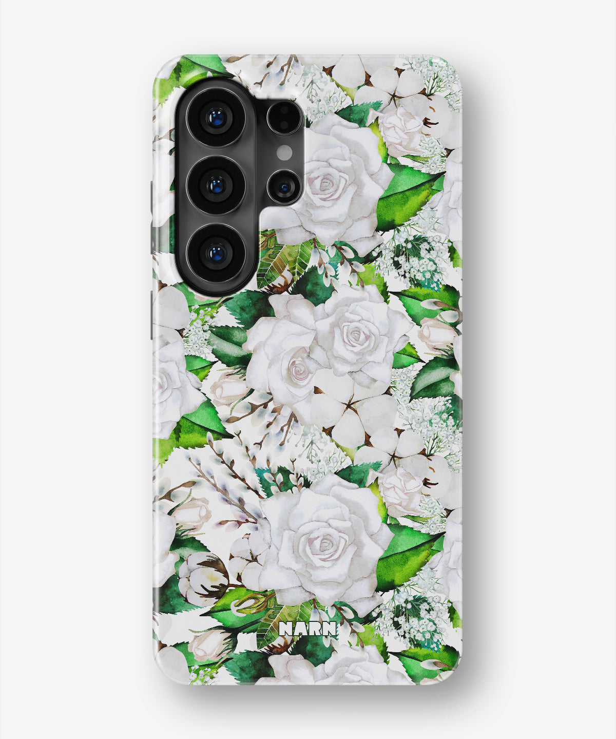 Samsung Galaxy S26 Ultra Tough Case – White Bloom - View 1