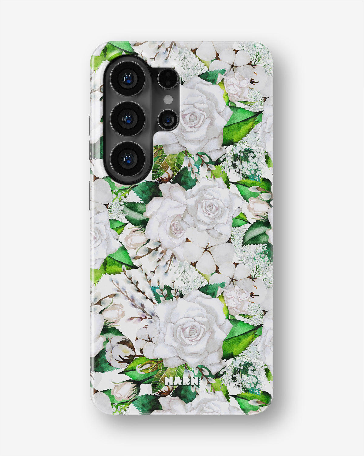 Samsung Galaxy S26 Ultra Tough Case – White Bloom - View 1
