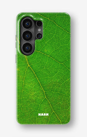 Samsung Galaxy S26 Ultra Tough Case – Green Leafy - View 1
