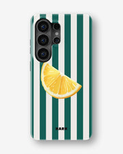 Samsung Galaxy S26 Ultra Tough Case – Lemon Stripes - View 1
