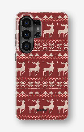 Samsung Galaxy S26 Ultra Tough Case – Reindeer Knit - View 1