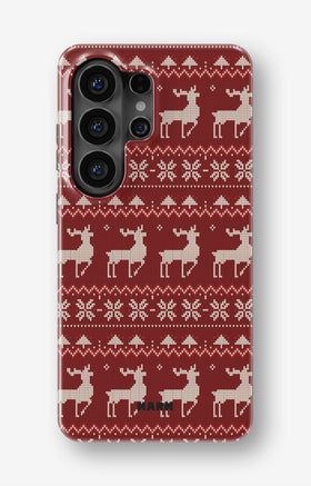 Samsung Galaxy S26 Ultra Tough Case – Reindeer Knit - View 1