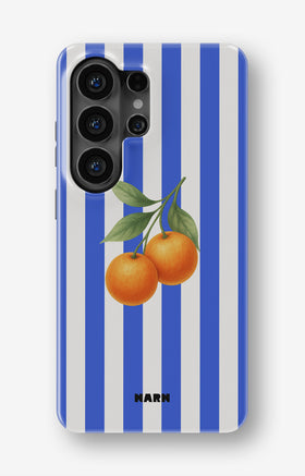 Samsung Galaxy S26 Ultra Tough Case – Orange Stripes - View 1