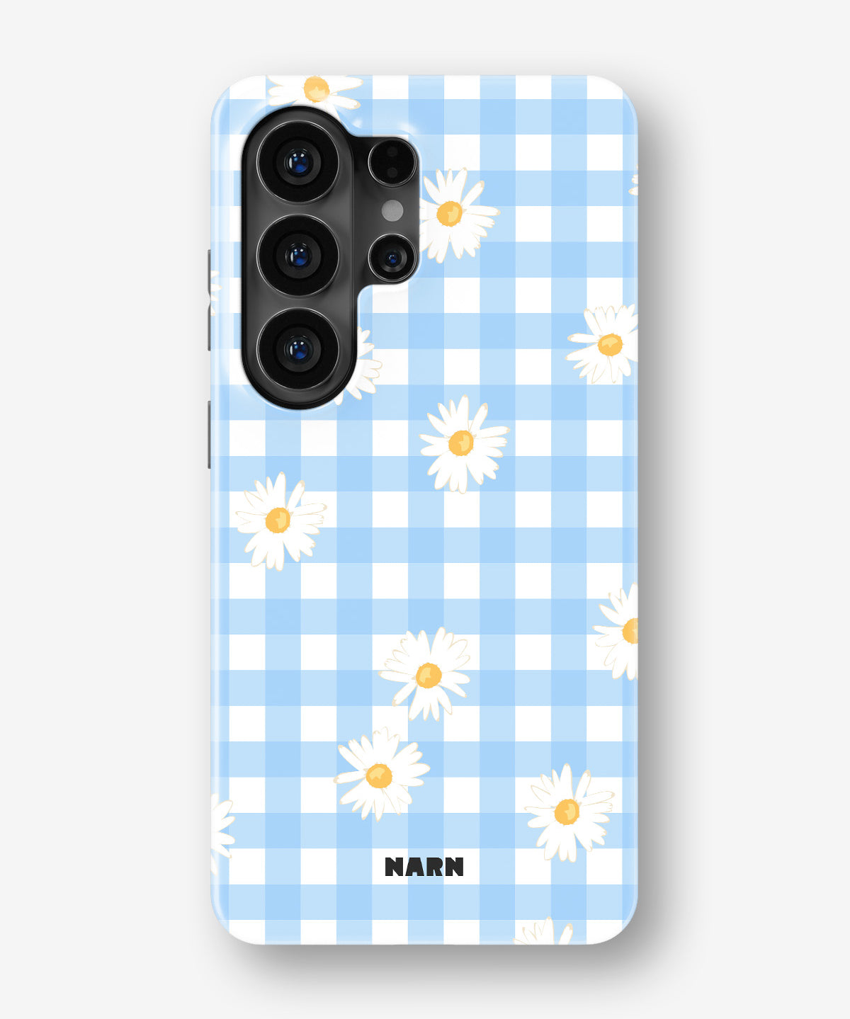 Samsung Galaxy S26 Ultra Tough Case – Blue Daisies - View 1
