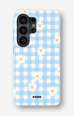 Samsung Galaxy S26 Ultra Tough Case – Blue Daisies - View 1